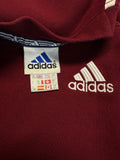90s Vintage Adidas Sweater Crewneck Basic Dunkelrot D7 L