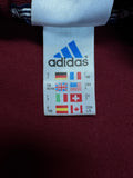 90s Vintage Adidas Sweater Crewneck Basic Dunkelrot D7 L