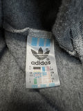 90s Adidas Sweater Crewneck "Natural Grey" Grau Flieder D5 S
