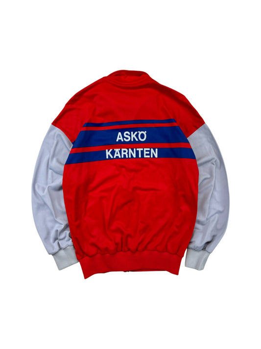 Vintage Adidas Sportjacke 80s Kelag BSK Askö Kärnten Made In Austria Rot 46 S-M