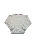 90s Adidas Sweater Crewneck "Natural Grey" Grau Flieder D5 S