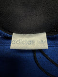 90s Adidas Hoodie "Long Jump" Made In Singapore Blau D7 L