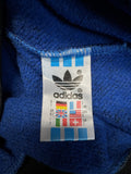 90s Adidas Hoodie "Long Jump" Made In Singapore Blau D7 L