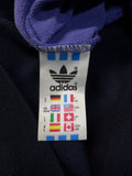 Rare! 90s Vintage Adidas Sweater Crewneck Made In RSA Schwarz Lila D7 L