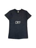 Vintage Screen Stars Shirt 1981 Cats Musical Made In USA Single Stitch Schwarz M