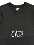 Vintage Screen Stars Shirt 1981 Cats Musical Made In USA Single Stitch Schwarz M