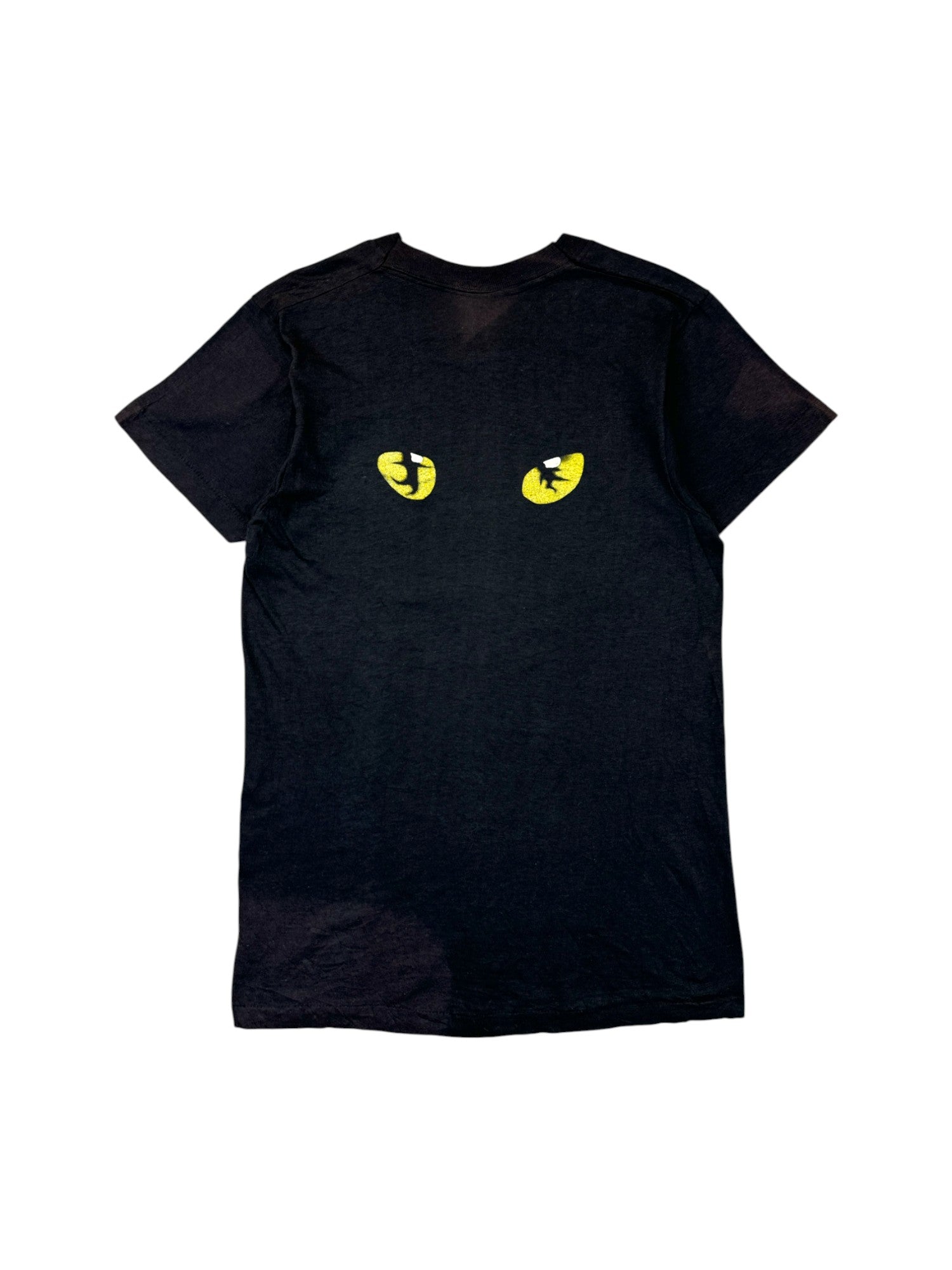 Vintage Screen Stars Shirt 1981 Cats Musical Made In USA Single Stitch Schwarz M