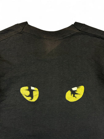 Vintage Screen Stars Shirt 1981 Cats Musical Made In USA Single Stitch Schwarz M