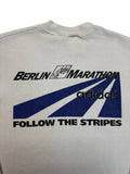 Rare! 80s Adidas Sweater Crewneck Berlin Marathon Weiß S-M