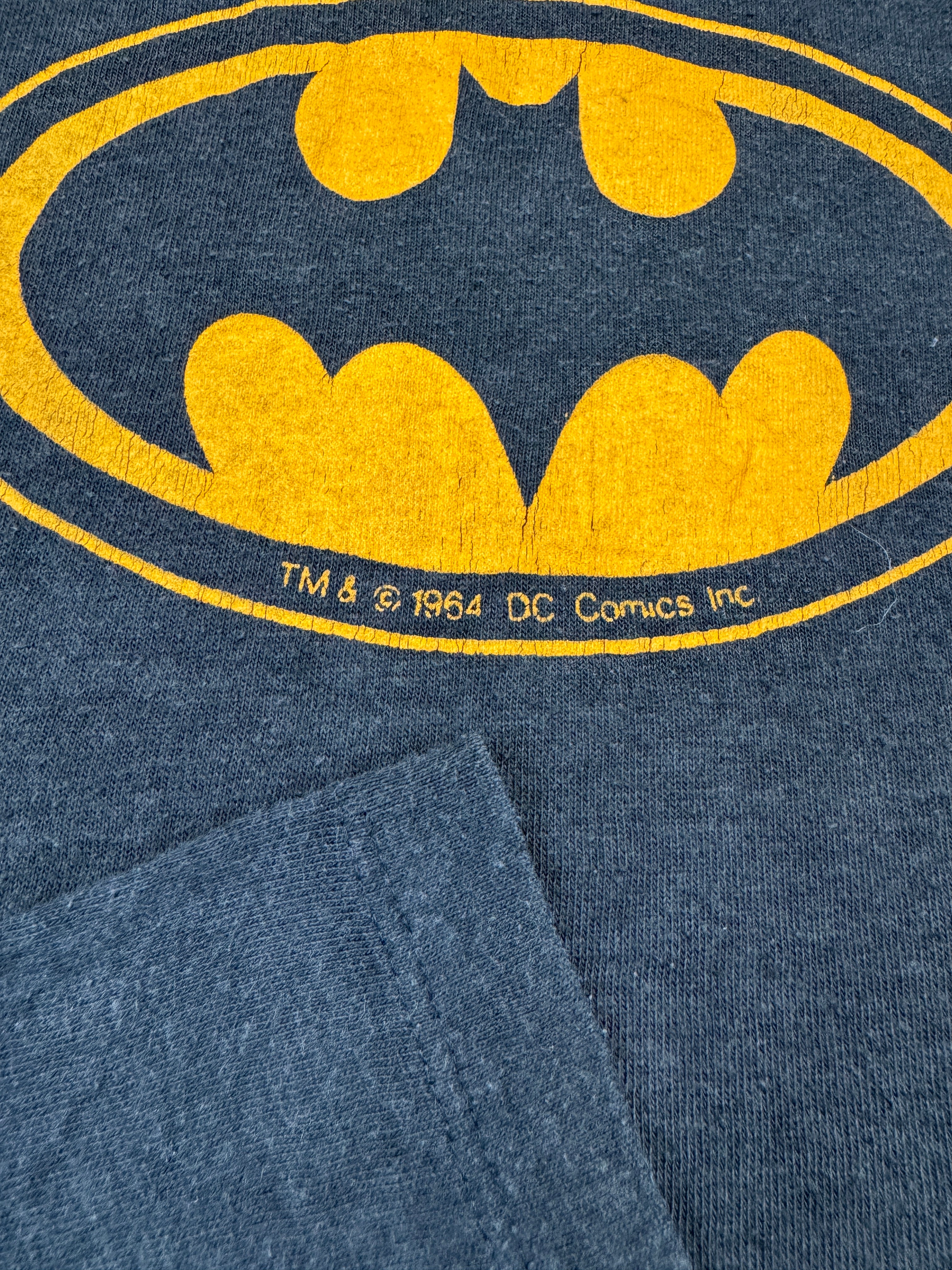 Vintage Shirt 90s Batman x Coca Cola Single Stitch Schwarz XL