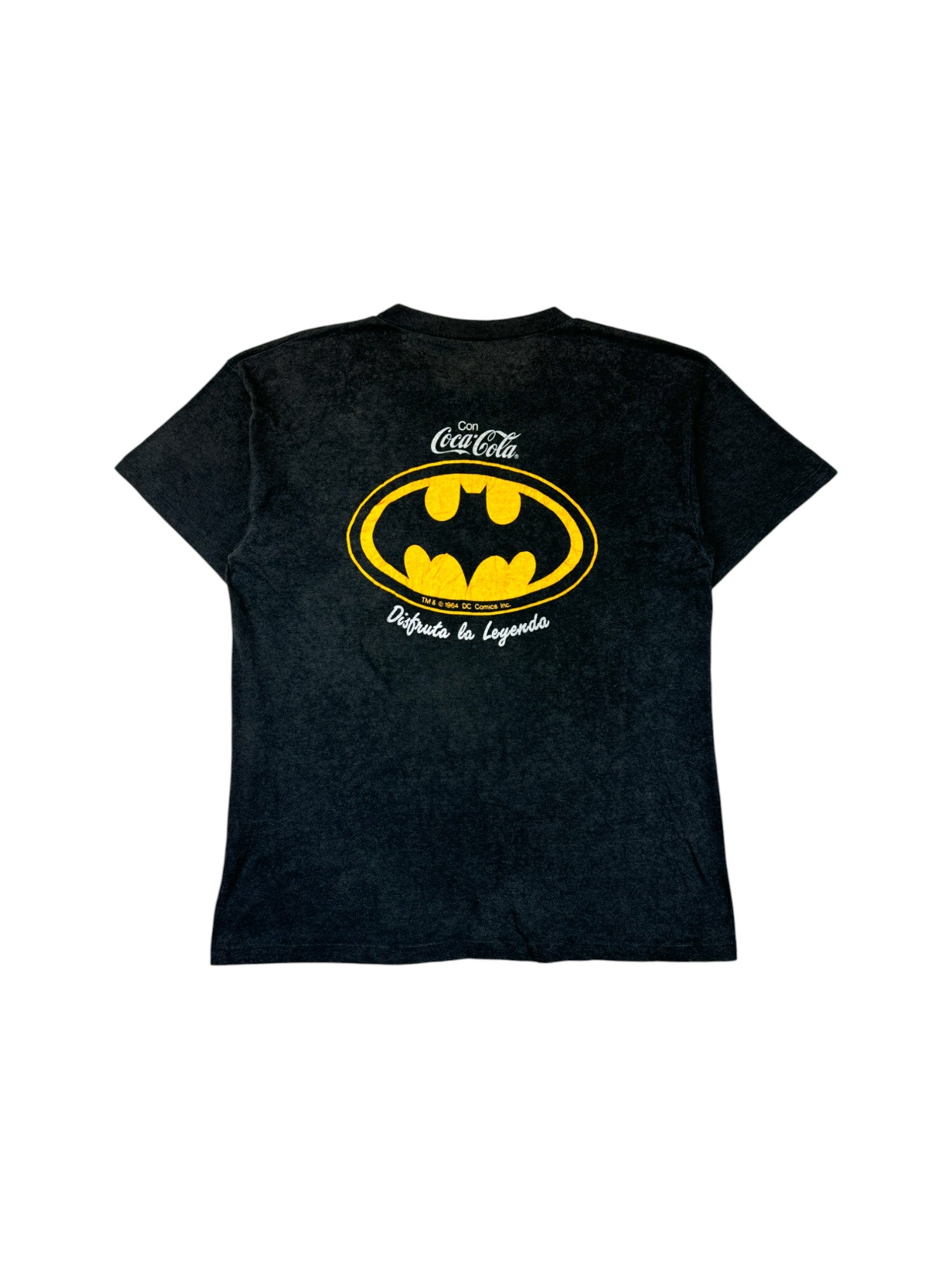 Vintage Shirt 90s Batman x Coca Cola Single Stitch Schwarz XL