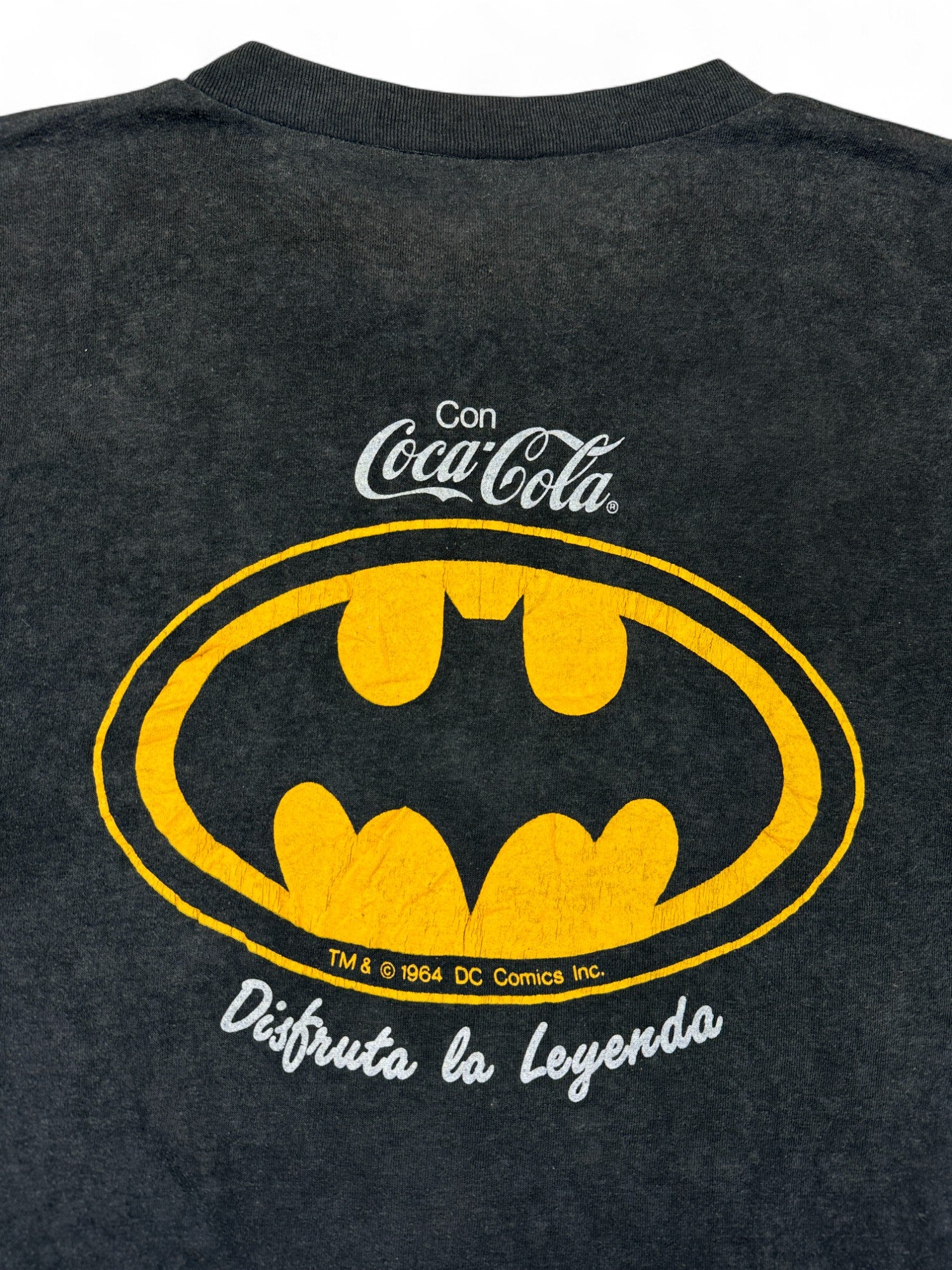 Vintage Shirt 90s Batman x Coca Cola Single Stitch Schwarz XL