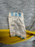 80s Adidas Sweater Crewneck Made In Singapore Grau Gelb D5 S