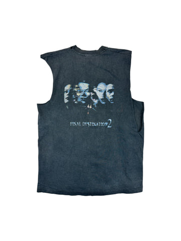 Fruit Of The Loom Shirt Cut Off 2002 Movie Promo Final Destination 2 Schwarz L