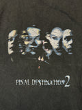 Fruit Of The Loom Shirt Cut Off 2002 Movie Promo Final Destination 2 Schwarz L