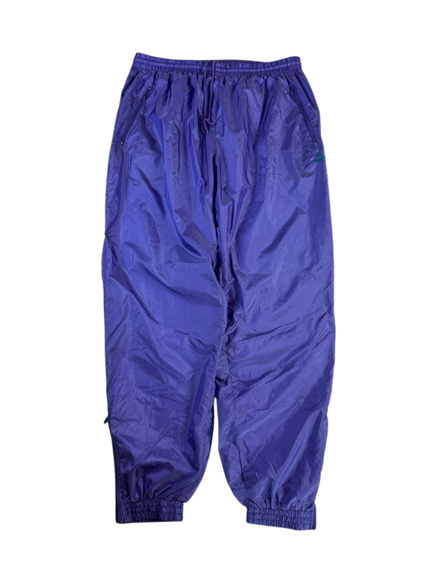 Vintage Puma Jogginghose 90s Basic Made In Korea Lila XXL - RareRags