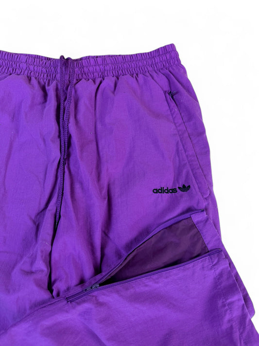 Vintage Adidas Jogginghose 90s Basic Lila (50) M