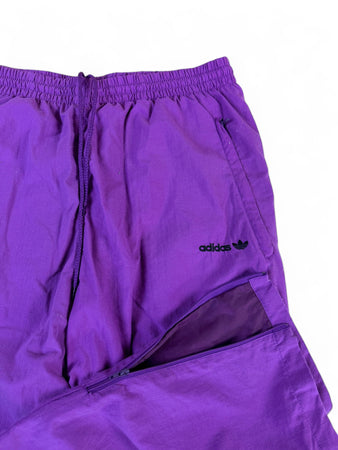 Vintage Adidas Jogginghose 90s Basic Lila (50) M