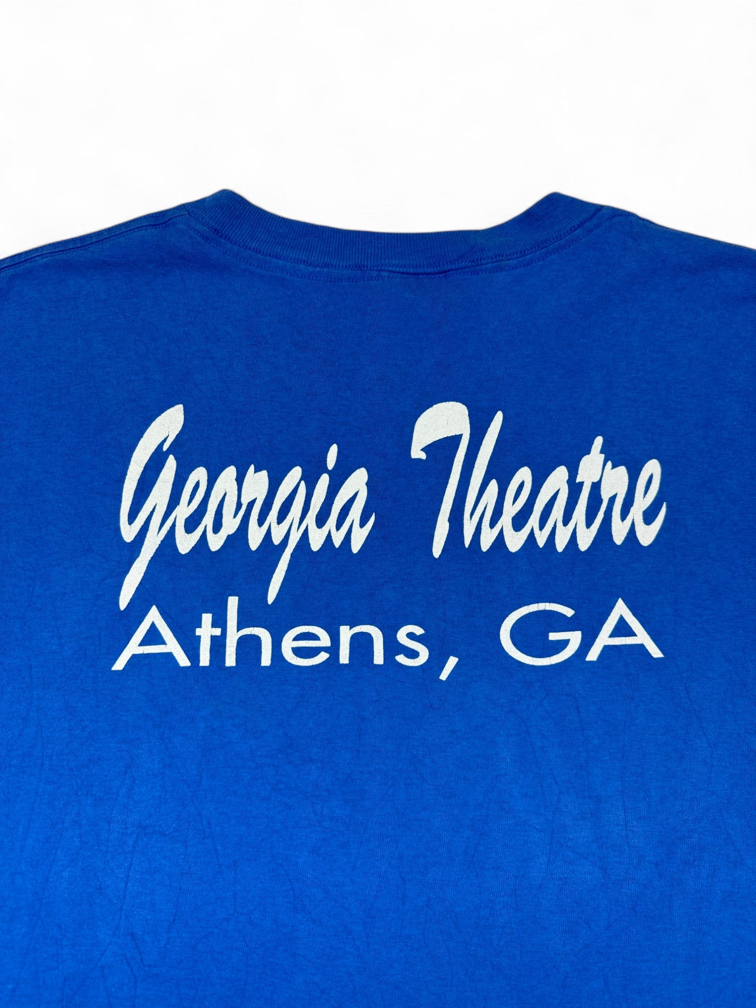 Vintage Delta Shirt 90s Georgia Theatre Athens Single Stitch Made In USA Blau XL