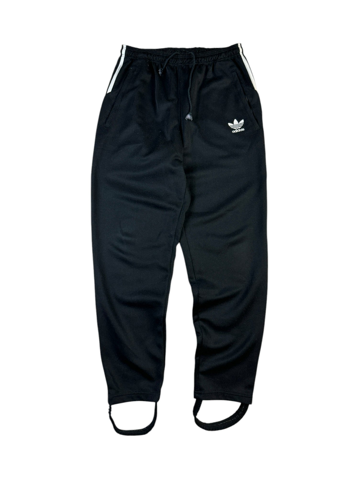 Vintage Adidas Jogginghose 90s Mit Hosenhalter Schwarz (D6) S-M - RareRags