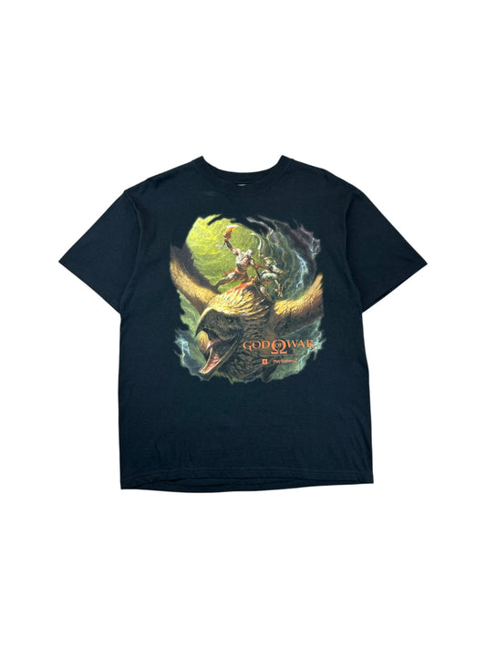 Anvil Shirt 2007 God Of War PlayStation Game Kratos Schwarz L
