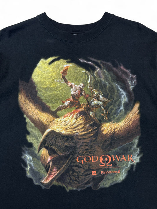 Anvil Shirt 2007 God Of War PlayStation Game Kratos Schwarz L
