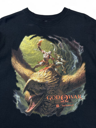 Anvil Shirt 2007 God Of War PlayStation Game Kratos Schwarz L