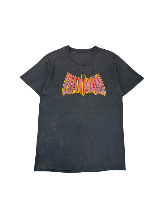 Vintage Shirt 1989 Batman Trashed Single Stitch Schwarz M-L