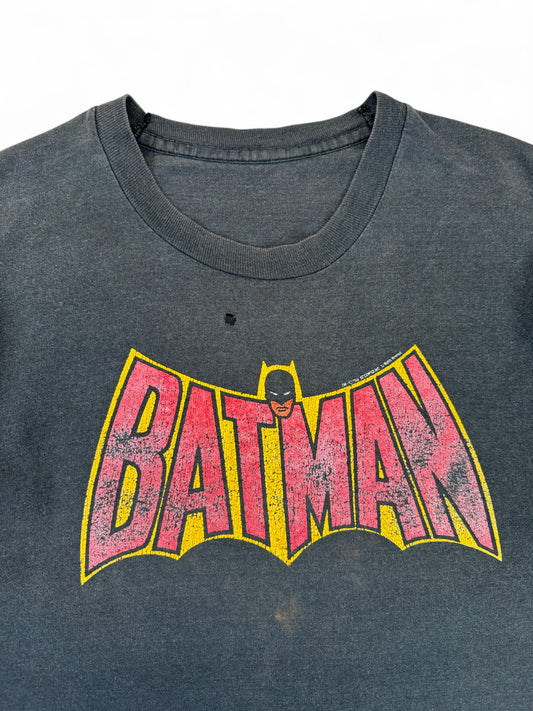 Vintage Shirt 1989 Batman Trashed Single Stitch Schwarz M-L