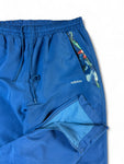 Vintage Adidas Damen Jogginghose 90s Floraler Print Blau (D38) M
