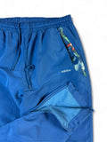 Vintage Adidas Damen Jogginghose 90s Floraler Print Blau (D38) M