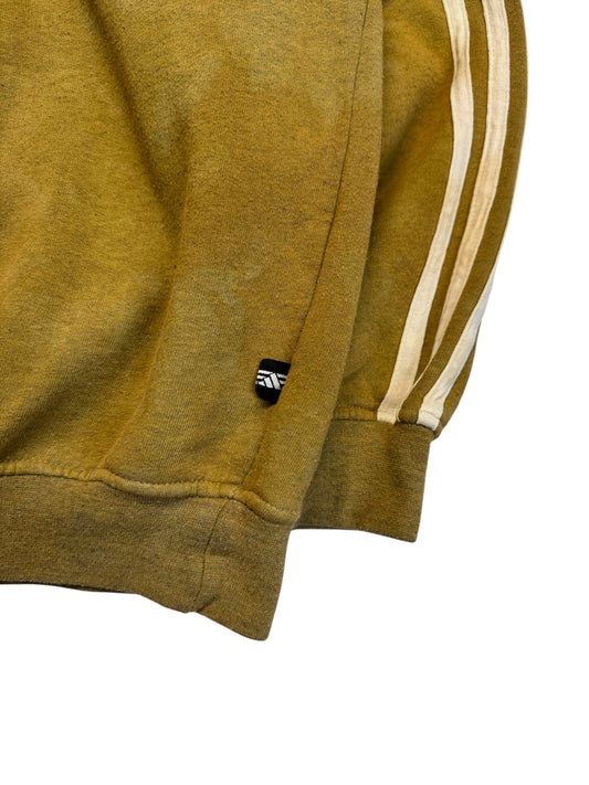 90s Adidas Sweater Crewneck Batik Gelb D8 L