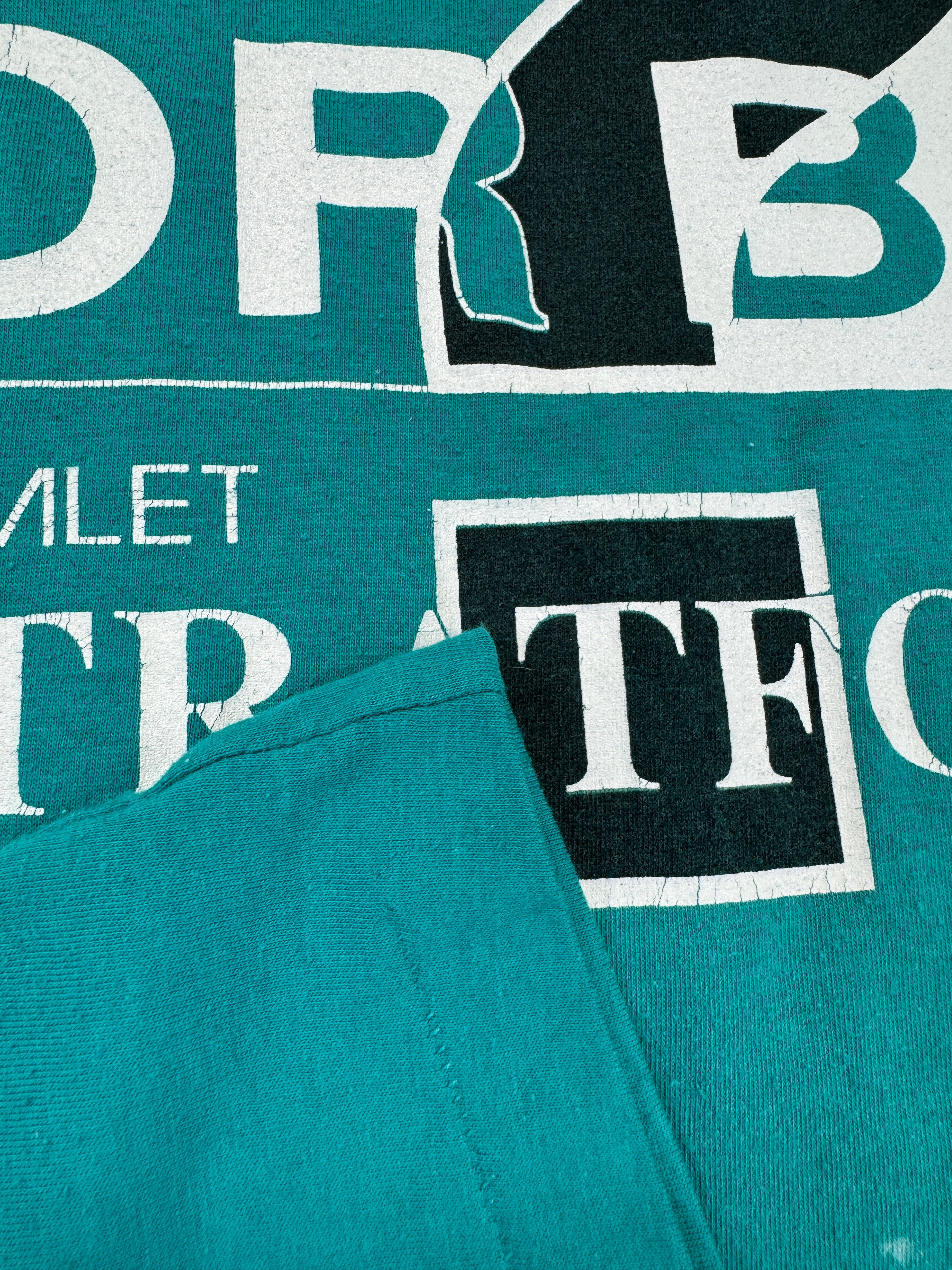 Vintage Shirt 90s "To be or not to be" Hamlet Stratford Made In Canada Single Stitch Grün L