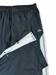 Adidas Jogginghose 2004 Snap Pants Breit Geschnitten Schwarz Weiß XL