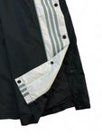 Adidas Jogginghose 2004 Snap Pants Breit Geschnitten Schwarz Weiß XL