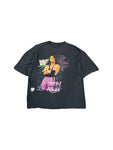 Vintage WWE Shirt 1992 Bret Hart Hitman WWF Paperthin Single Stitch Schwarz M-L