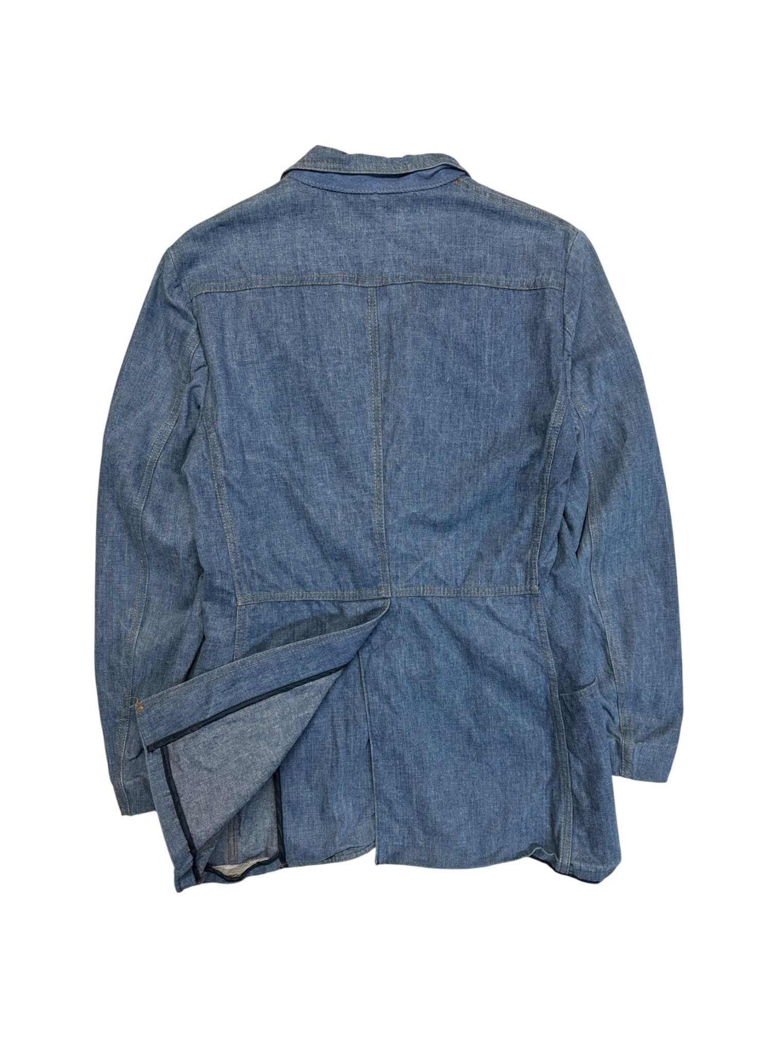 70s Lee Sanfor Set Denim Blazer Made In USA Blau S-M - RareRags
