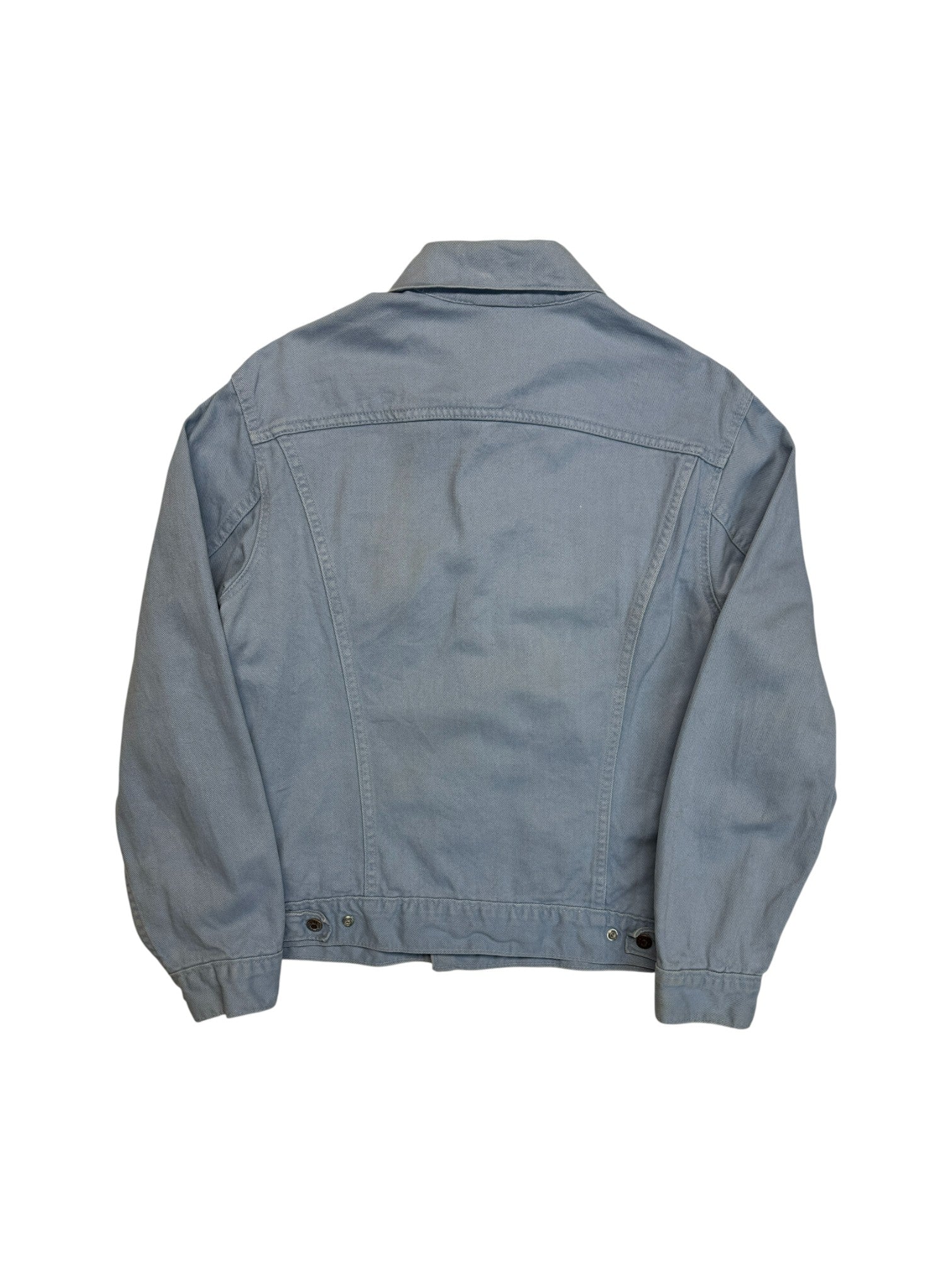 60s/70s Levis Type III Trucker Jacket White Tab Big E 529 Made In USA Hellblau 40 S-M - RareRags