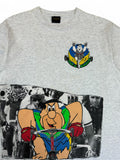 Vintage Changes Shirt 1991 Flintstones "Tour de Bedrock" Made In USA Single Stitch Grau XL