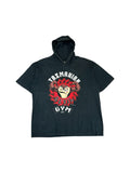 Vintage Looney Tunes Shirt Mit Kapuze 1993 Tazmanian Devil Gym Made In USA Schwarz XL