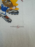 Vintage Warner Bros. Shirt 1998 By Emmanuel Schivili Looney Tunes "natural born winners- nati per vincere" Made In Italy Weiß L-XL
