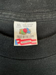 Vintage Fruit Of The Loom Shirt 1996 Net Runner Card Game Single Stitch Made In USA Schwarz XL