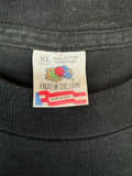 Vintage Fruit Of The Loom Shirt 1996 Net Runner Card Game Single Stitch Made In USA Schwarz XL