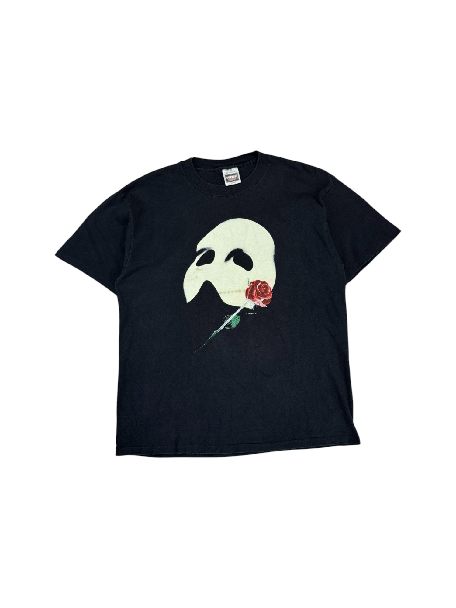 1986 Tultex Shirt  Phantom Der Oper Single Stitch Schwarz XL