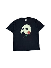 1986 Tultex Shirt  Phantom Der Oper Single Stitch Schwarz XL