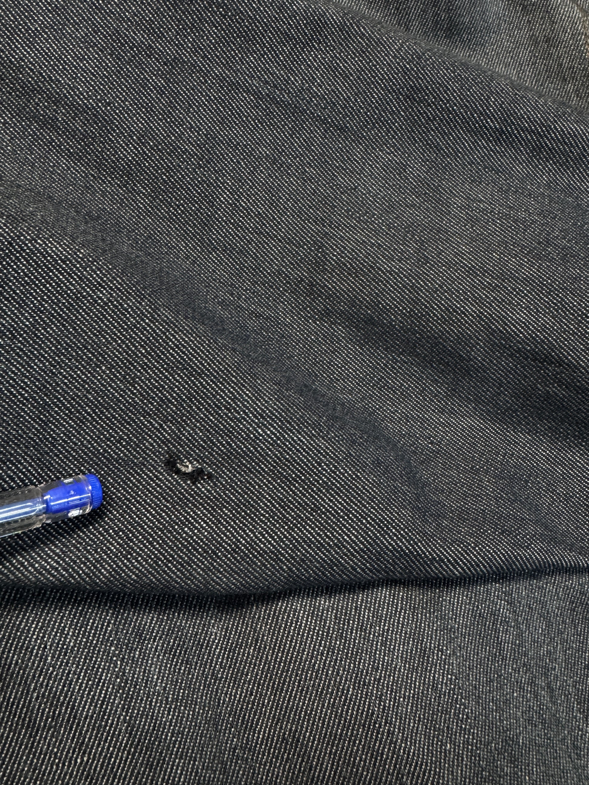 70s Levis Kids Faux Denim Jacket Grau/Schwarz 14 XXS-XS - RareRags