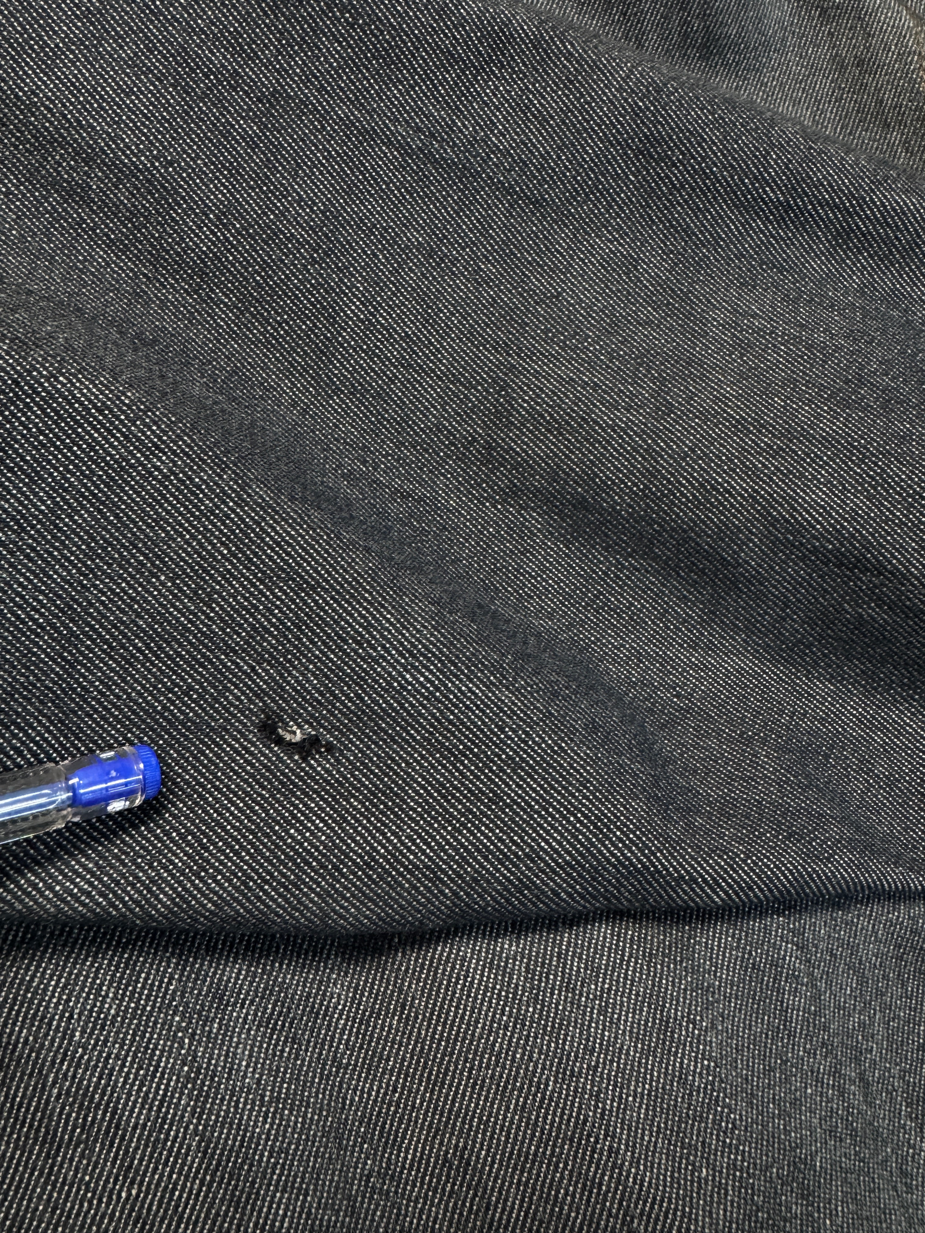 70s Levis Kids Faux Denim Jacket Grau/Schwarz 14 XXS-XS - RareRags