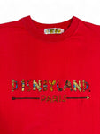 Vintage Shirt 90s Disneyland Paris Rot L-XL