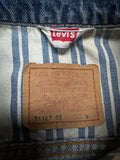 80s Levis Cut-Off Jeansweste Blau M - RareRags