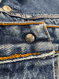 80s Levis Cut-Off Jeansweste Blau M - RareRags